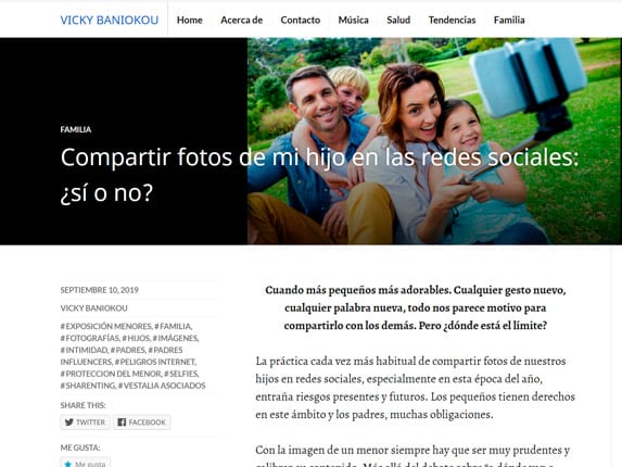 Participacion Delia Articulo periodista Vicky