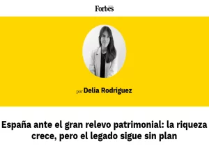 España ante el gran relevo patrimonial: la riqueza crece, pero el legado sigue sin plan