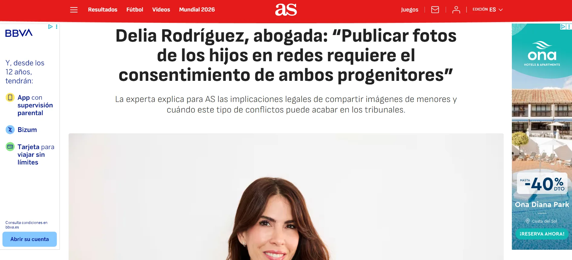 Delia Rodríguez, abogada: “Publicar fotos de los hijos en redes requiere el consentimiento de ambos progenitores” Delia Rodríguez, abogada: “Publicar fotos de los hijos en redes requiere el consentimiento de ambos progenitores”