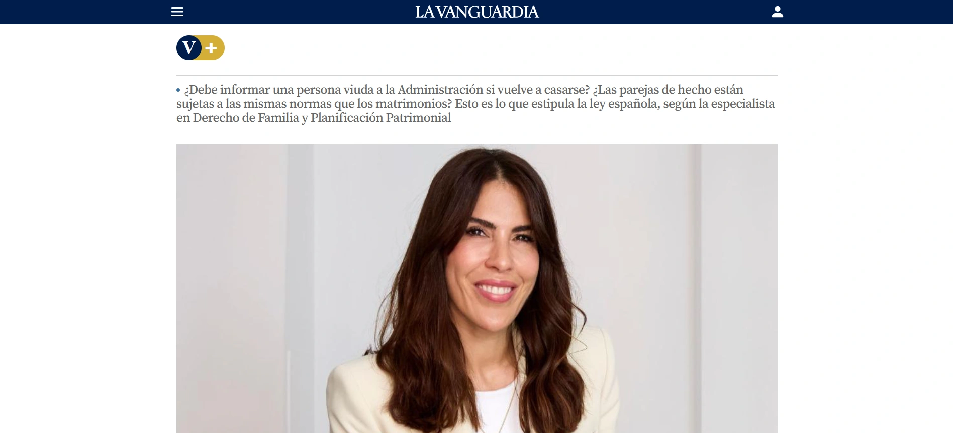 Delia Rodríguez, abogada: “Cuando una persona viuda vuelve a casarse, la pensión se extingue, pero hay excepciones que permiten conservarla” Delia Rodríguez, abogada: “Cuando una persona viuda vuelve a casarse, la pensión se extingue, pero hay excepciones que permiten conservarla”<br />